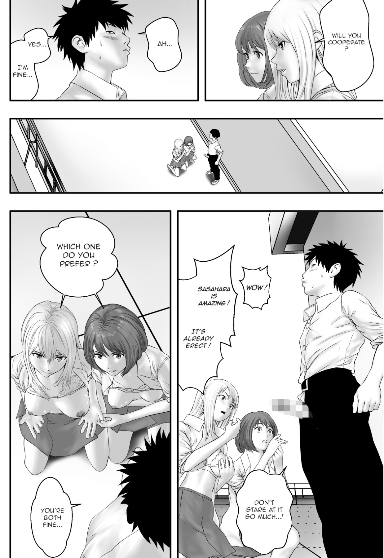 Hentai Manga Comic-Rooftop Club-Read-11